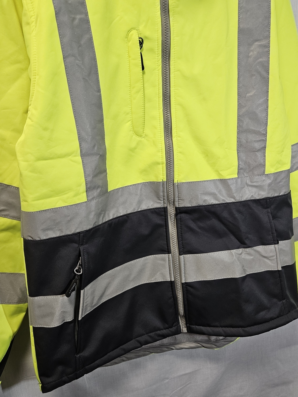 Tingley High-Visibility Phase 3 Yellow & Black Safety Refigiwear Jacket - Picture 3 of 12